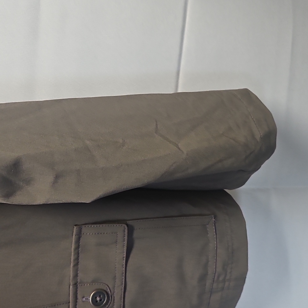 Chicos Weekends Chocolate Brown Ruffle Collar Jac… - image 6